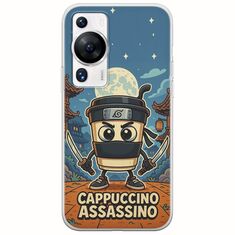 Brainrot - Cappuccino Assasino Huawei P60 Flexible TPU (Διάφανη Σιλικόνη)