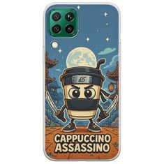 Brainrot - Cappuccino Assasino Huawei P40 Lite Flexible TPU (Διάφανη Σιλικόνη)