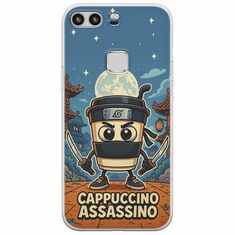 Brainrot - Cappuccino Assasino Huawei P9 Lite Flexible TPU (Διάφανη Σιλικόνη)