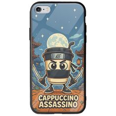 Brainrot - Cappuccino Assasino iPhone 6 Plus / iPhone 6s Plus Groove TPU (Tempered Glass και TPU)
