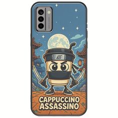 Brainrot - Cappuccino Assasino Nokia G22 Black TPU (Μαύρη Σιλικόνη)