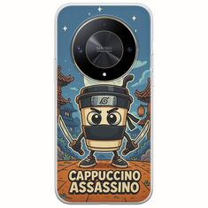 Brainrot - Cappuccino Assasino Honor Magic 6 Lite 5G Flexible TPU (Διάφανη Σιλικόνη)