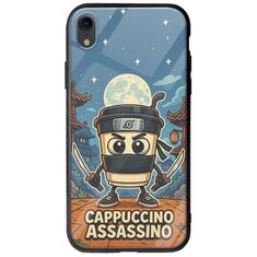 Brainrot - Cappuccino Assasino iPhone XR Groove TPU (Tempered Glass και TPU)