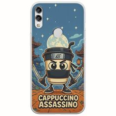 Brainrot - Cappuccino Assasino Huawei Honor 10 Lite Flexible TPU (Διάφανη Σιλικόνη)
