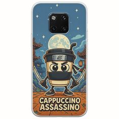 Brainrot - Cappuccino Assasino Huawei Mate 20 Pro Flexible TPU (Διάφανη Σιλικόνη)