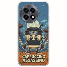 Brainrot - Cappuccino Assasino OnePlus 13R 5G Flexible TPU (Διάφανη Σιλικόνη)