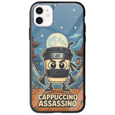 Brainrot - Cappuccino Assasino iPhone 12 mini Groove TPU (Tempered Glass και TPU)