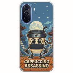 Brainrot - Cappuccino Assasino Huawei Nova Y70 Flexible TPU (Διάφανη Σιλικόνη)