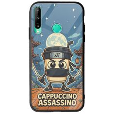 Brainrot - Cappuccino Assasino Huawei P40 Lite E Groove TPU (Tempered Glass και TPU)