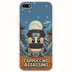 Brainrot - Cappuccino Assasino Huawei Y5 2018 Flexible TPU (Διάφανη Σιλικόνη)