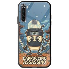 Brainrot - Cappuccino Assasino Xiaomi Redmi Note 8T Groove TPU (Tempered Glass και TPU)