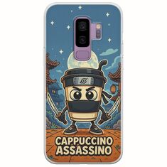 Brainrot - Cappuccino Assasino Samsung Galaxy S9 Plus Flexible TPU (Διάφανη Σιλικόνη)
