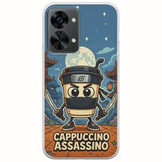 Brainrot - Cappuccino Assasino OnePlus Nord 2T 5G Flexible TPU (Διάφανη Σιλικόνη)