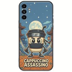 Brainrot - Cappuccino Assasino Samsung Galaxy A04s Black TPU (Μαύρη Σιλικόνη)
