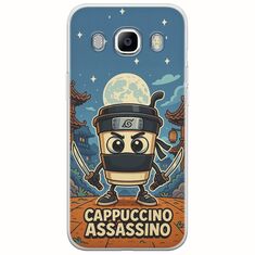 Brainrot - Cappuccino Assasino Samsung Galaxy J5(2016) Flexible TPU (Διάφανη Σιλικόνη)