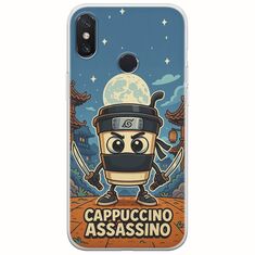Brainrot - Cappuccino Assasino Xiaomi Mi Mix 2S Flexible TPU (Διάφανη Σιλικόνη)