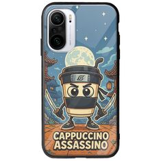 Brainrot - Cappuccino Assasino Xiaomi Poco F3 Groove TPU (Tempered Glass και TPU)