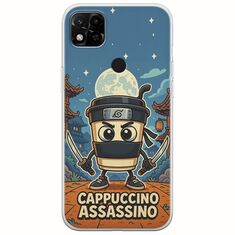 Brainrot - Cappuccino Assasino Xiaomi Redmi 10A Flexible TPU (Διάφανη Σιλικόνη)