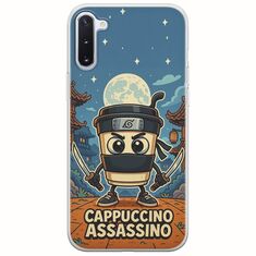 Brainrot - Cappuccino Assasino Samsung Galaxy Note 10 Flexible TPU (Διάφανη Σιλικόνη)