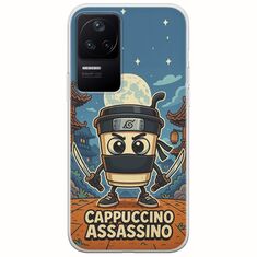 Brainrot - Cappuccino Assasino Xiaomi Poco F4 5G Flexible TPU (Διάφανη Σιλικόνη)