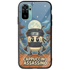 Brainrot - Cappuccino Assasino Xiaomi Redmi Note 10 / 10s Groove TPU (Tempered Glass και TPU)