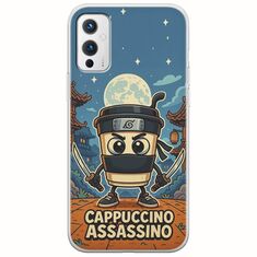 Brainrot - Cappuccino Assasino OnePlus 9 Flexible TPU (Διάφανη Σιλικόνη)