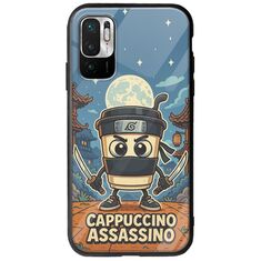 Brainrot - Cappuccino Assasino Xiaomi Redmi Note 10 5G Groove TPU (Tempered Glass και TPU)