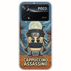 Brainrot - Cappuccino Assasino Xiaomi Poco X4 Pro 5G Flexible TPU (Διάφανη Σιλικόνη)