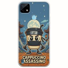 Brainrot - Cappuccino Assasino Realme C21Y / Realme C25Y Flexible TPU (Διάφανη Σιλικόνη)