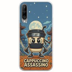 Brainrot - Cappuccino Assasino Xiaomi Mi 9 Lite Flexible TPU (Διάφανη Σιλικόνη)