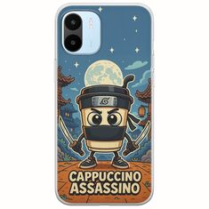 Brainrot - Cappuccino Assasino Xiaomi Redmi A1 Flexible TPU (Διάφανη Σιλικόνη)