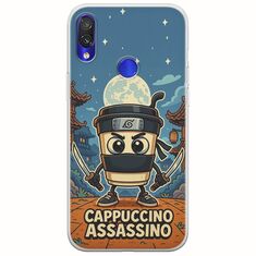 Brainrot - Cappuccino Assasino Xiaomi Redmi Note 7 Flexible TPU (Διάφανη Σιλικόνη)