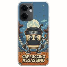 Brainrot - Cappuccino Assasino Oppo Reno 13 F 5G Flexible TPU (Διάφανη Σιλικόνη)