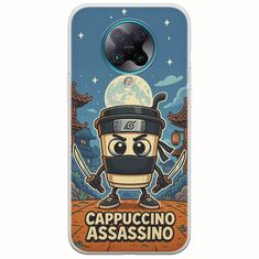 Brainrot - Cappuccino Assasino Xiaomi Poco F2 Pro Flexible TPU (Διάφανη Σιλικόνη)