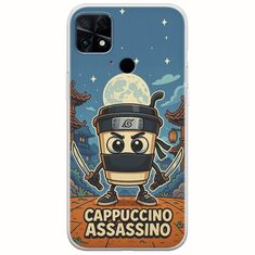 Brainrot - Cappuccino Assasino Xiaomi Poco C40 Flexible TPU (Διάφανη Σιλικόνη)