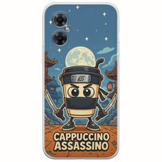 Brainrot - Cappuccino Assasino Xiaomi Poco M4 5G Flexible TPU (Διάφανη Σιλικόνη)