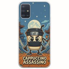 Brainrot - Cappuccino Assasino Samsung Galaxy A71 Flexible TPU (Διάφανη Σιλικόνη)