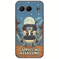 Brainrot - Cappuccino Assasino OnePlus Nord 4 5G Black TPU (Μαύρη Σιλικόνη)