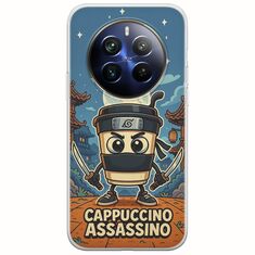 Brainrot - Cappuccino Assasino Realme 12+ 5G Flexible TPU (Διάφανη Σιλικόνη)