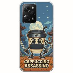 Brainrot - Cappuccino Assasino Xiaomi Poco X5 Pro 5G Flexible TPU (Διάφανη Σιλικόνη)