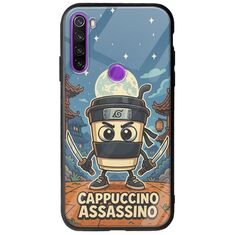 Brainrot - Cappuccino Assasino Xiaomi Redmi Note 8 2021 Groove TPU (Tempered Glass και TPU)