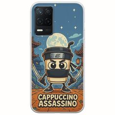 Brainrot - Cappuccino Assasino Realme 8 5G Flexible TPU (Διάφανη Σιλικόνη)