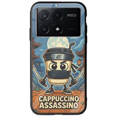 Brainrot - Cappuccino Assasino Xiaomi Poco X6 Pro 5G Groove TPU (Tempered Glass και TPU)