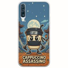 Brainrot - Cappuccino Assasino Samsung Galaxy A50 Flexible TPU (Διάφανη Σιλικόνη)