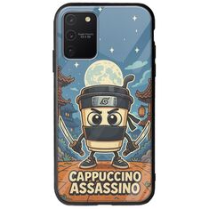 Brainrot - Cappuccino Assasino Samsung Galaxy S10 Lite Groove TPU (Tempered Glass και TPU)
