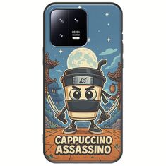 Brainrot - Cappuccino Assasino Xiaomi 13 5G Black TPU (Μαύρη Σιλικόνη)