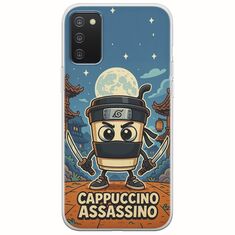Brainrot - Cappuccino Assasino Samsung Galaxy A03s Flexible TPU (Διάφανη Σιλικόνη)