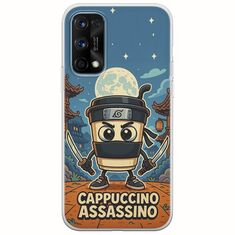 Brainrot - Cappuccino Assasino Realme 7 Pro Flexible TPU (Διάφανη Σιλικόνη)