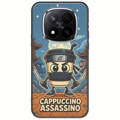 Brainrot - Cappuccino Assasino Xiaomi Poco X7 5G Black TPU (Μαύρη Σιλικόνη)