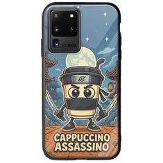 Brainrot - Cappuccino Assasino Samsung Galaxy S20 Ultra Groove TPU (Tempered Glass και TPU)